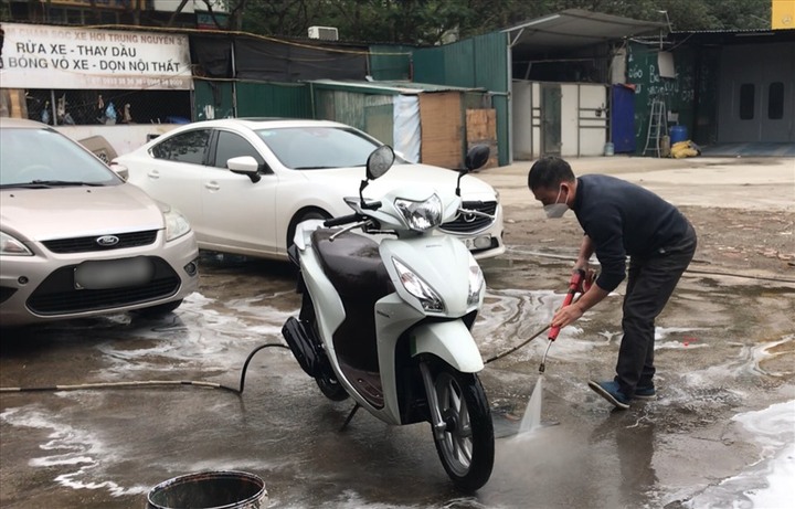 rửa xe máy chuyên nghiệp