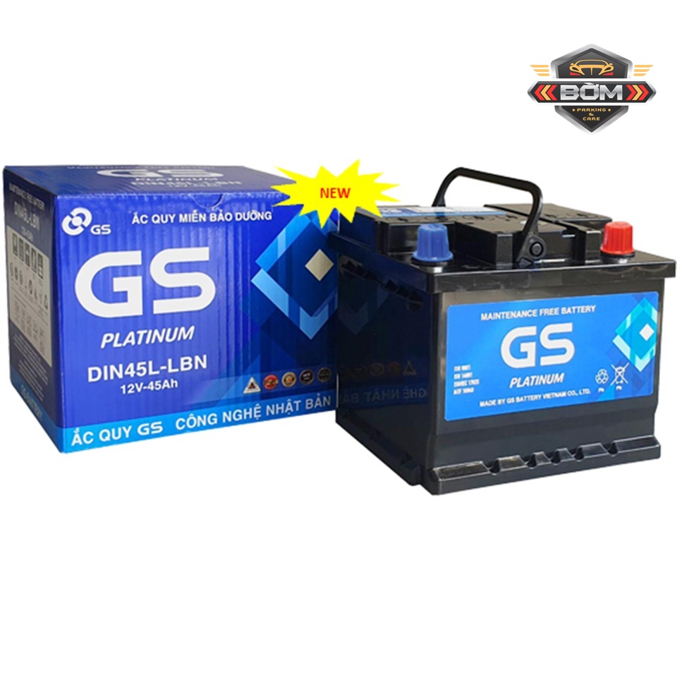 Bình Ắc Quy GS MF DIN60L LBN 12V 60AH