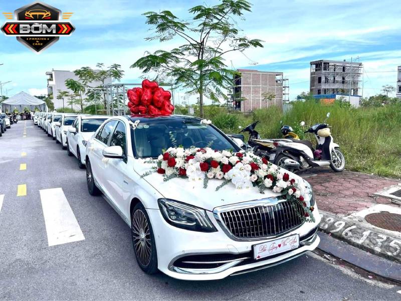 Nâng tầm sự sang trọng đối với dịch vụ thuê xe hoa cưới cao cấp Mercedes