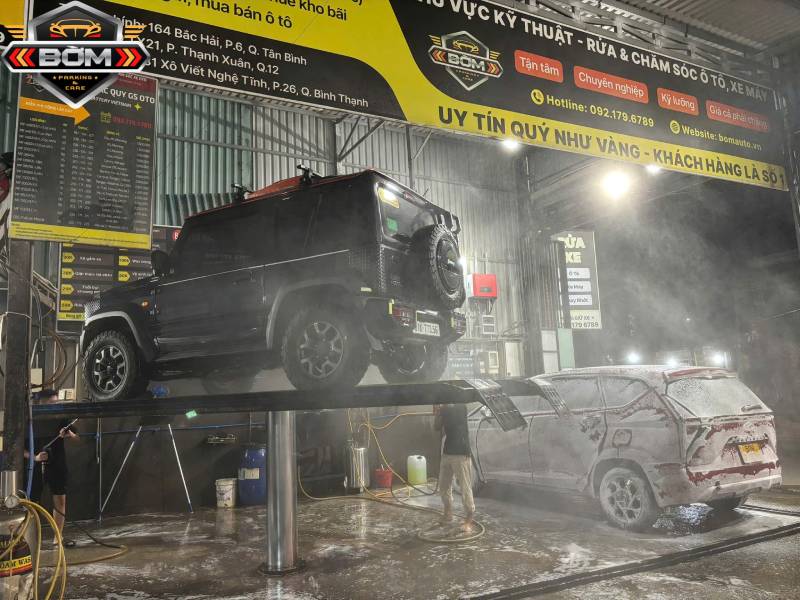 Tần suất xịt gầm xe ô tô