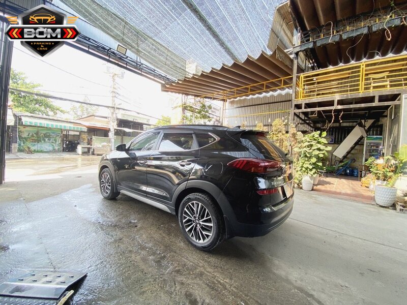 Ngoại thất của Hyundai Tucson được thiết kế mạnh mẽ